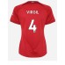 Cheap Liverpool Virgil van Dijk #4 Home Football Shirt Women 2022-23 Short Sleeve